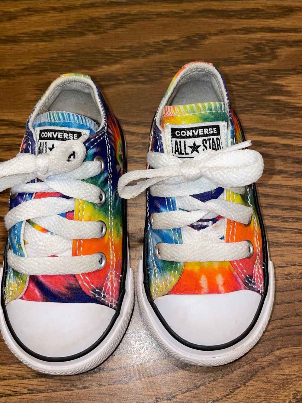 Converse Kids Tie-Dye Low Top Sneakers - Rainbow